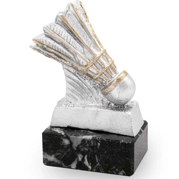 Trofeo de resina badminton