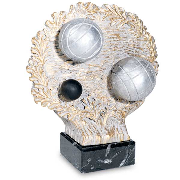 Trofeo de resina petanca