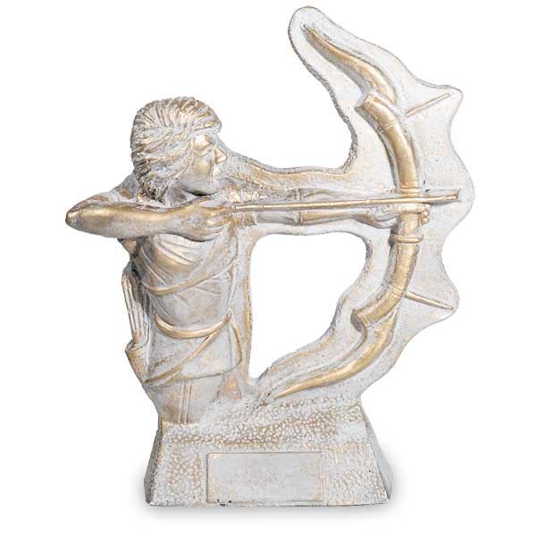 Trofeo de resina tiro con arco 