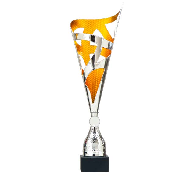 Trofeo ánfora plata y oro 