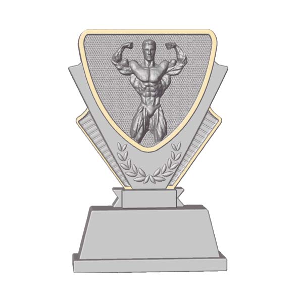 Trofeo de resina culturismo