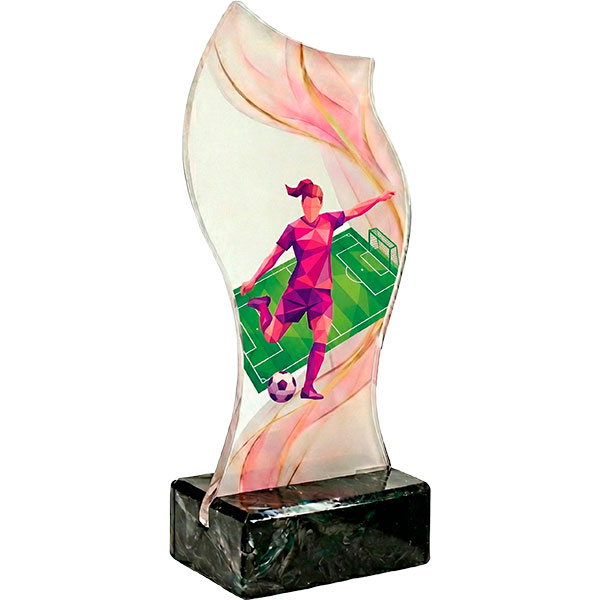 Trofeo fútbo Rosa