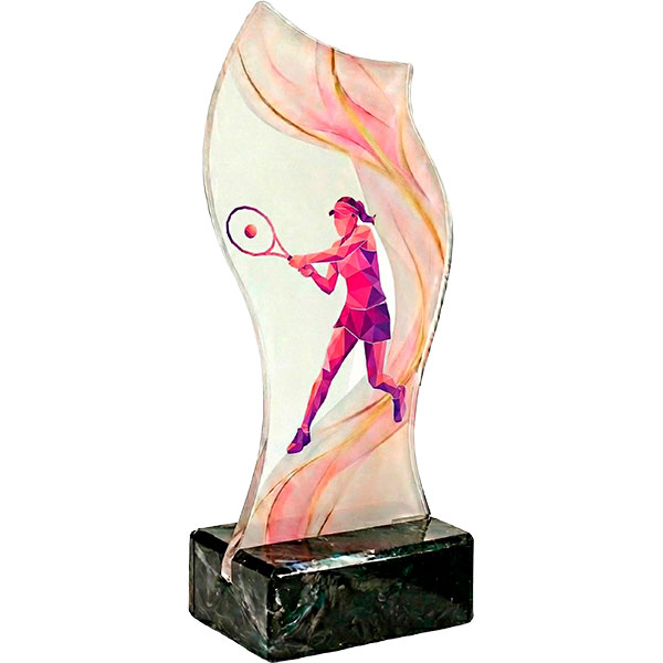 Trofeo tenis Rosa