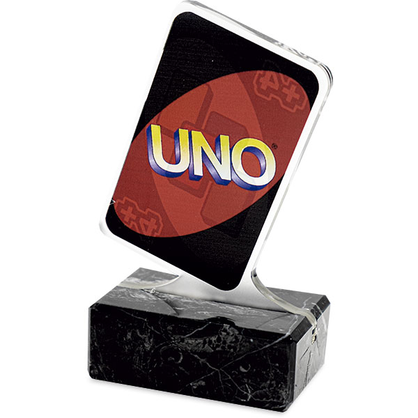 Trofeo de metacrilato carta de uno