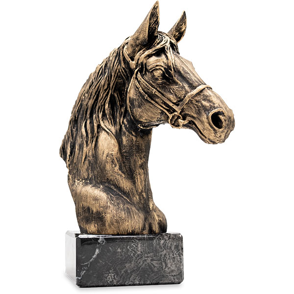 Trofeo busto caballo