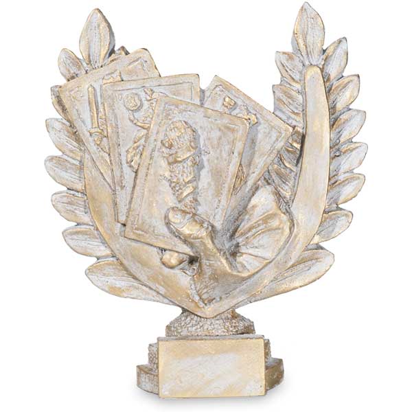 Trophée laurier Jeux de Carte  .