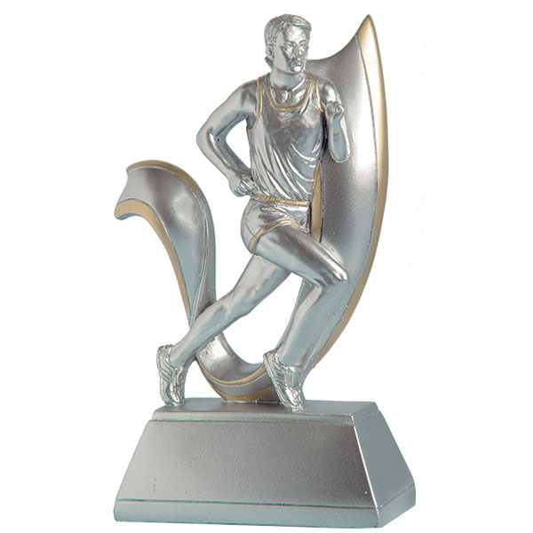 Trophée Athlétisme argenté.