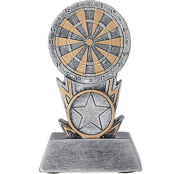 Trophée Fléchettes argenté.