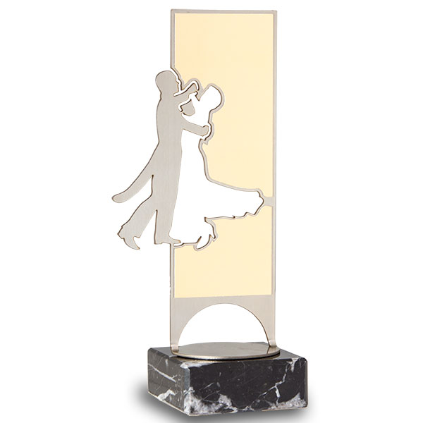 Trophée Danse en acier.