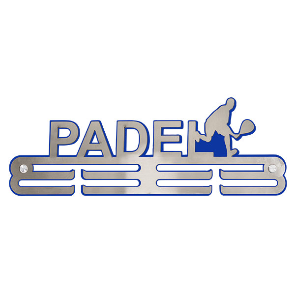 Trophée porte medailles padel.