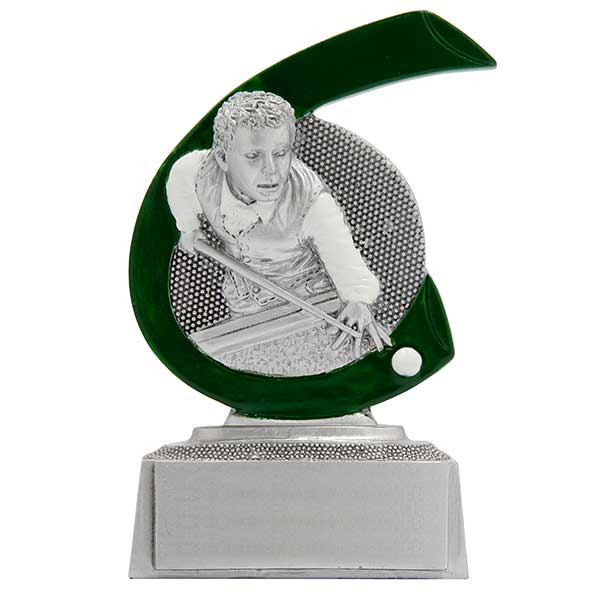 Trofeo resina billar