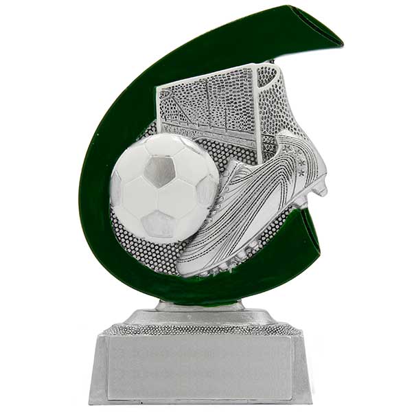 Trofeo resina fútbol