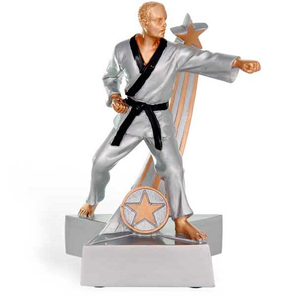 Trofeo de resina artes marciales judo