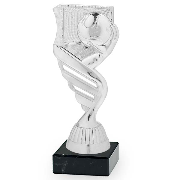 Trofeo plateado balonmano