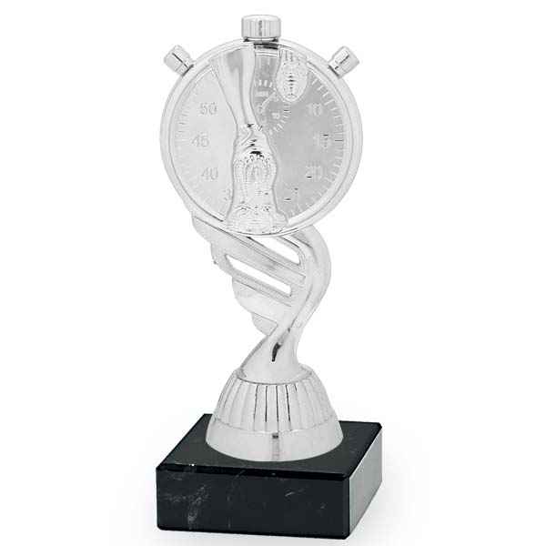 Trofeo plateado atletismo 