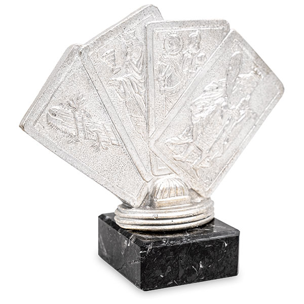 Trofeo de resina cartas