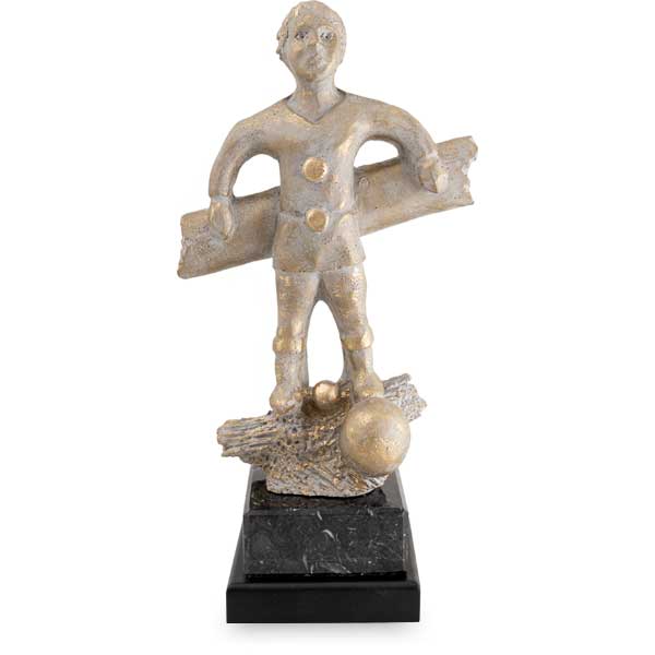 Trofeo de resina futbolín