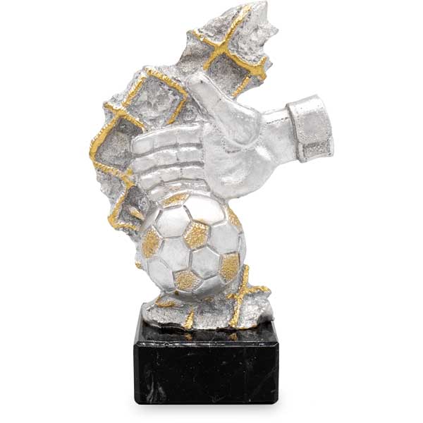 Trofeo de resina portero fútbol 