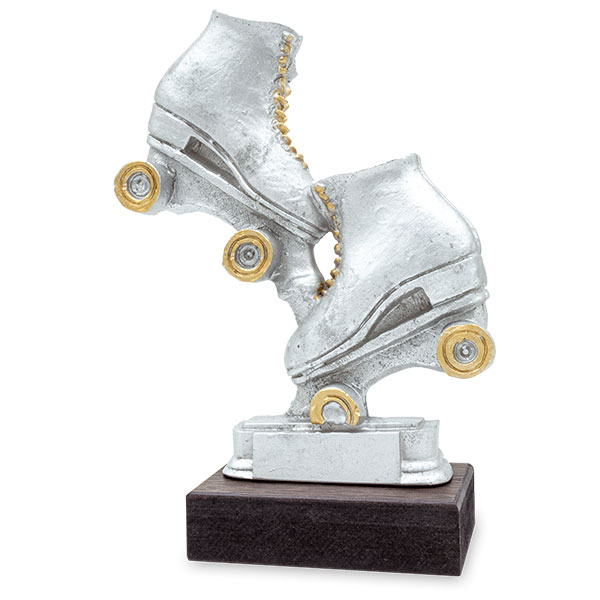 Trofeo de resina de patinaje 