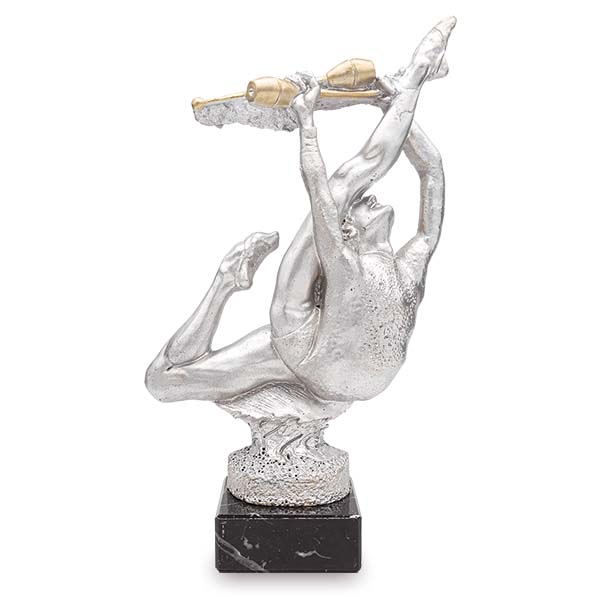 Trofeo de resina gimnasia
